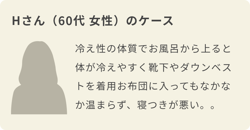 Hさん（60代 女性）のケース